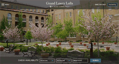 Desktop Screenshot of grandlowrylofts.com